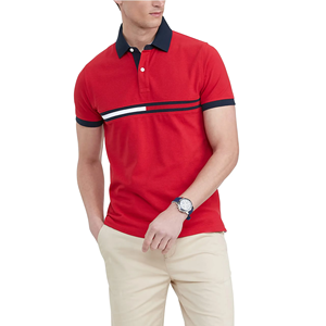 2025 OEM logotipo personalizado ropa de hombre Polo manga corta rayas secado rápido Golf Polo camisetas gran oferta con alta calidad - Product Image 6
