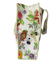 Bolso Tote de Hombro Tradicional Hecho a Mano para Mujer, Diseño Elegante, Estampado a Mano, Algodón Acolchado, 100% Algodón, Accesorio de Moda - Product Image 3