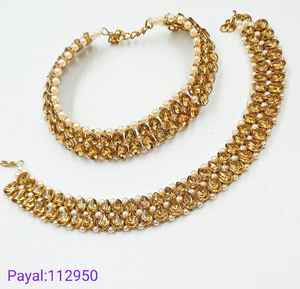 DERNIER DESIGNER EXCLUSIF BIJOUX TRADITIONNELS ET À LA MODE PAYAL CHEVILLE POUR LES FEMMES ET FILLE FANCY ANKLET BIJOUX POUR LES FEMMES - Product Image 1