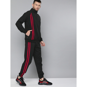 Trajes deportivos de moda para hombre, conjunto de chándal informal con estampado de invierno, manga larga, cordón polar, transpirable, para correr y trotar - Product Image 5
