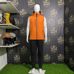 Gilet d'extérieur pour homme doublé polaire, léger, chaud, idéal pour la randonnée et le golf en hiver, sans manches, en softshell - Product Image 2