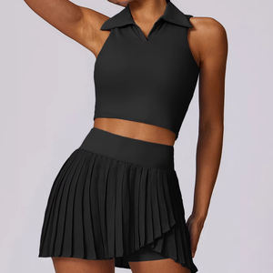 MOQ bajo Entrenamiento Deportes Paddle Tenis Uniformes Alta calidad Cómodo Tenis Uniforme Color sólido - Product Image 1