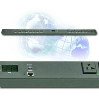 PDU Neutral Bravo de 24 Puertos, 30A, 115V, con Interruptor IP, Tomacorriente Monitoreado, Monitoreo Web SNMP, Negro, CE, FCC