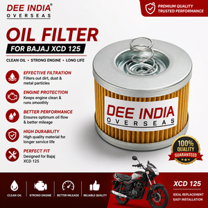 Filtre à huile pour moto Bajaj XCD 125, filtre à huile moteur de haute qualité, pièce de rechange durable - Product Image 3