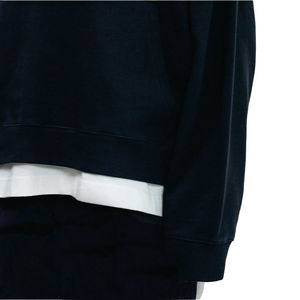 Sweat-shirt en molleton de coton mélangé avec logo personnalisé pour hommes pull-over imprimé hiver Streetwear Offre Spéciale vêtements d'approvisionnement - Product Image 4