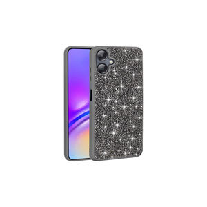 Elegant Grey Luxury Silicone Case Shiny Diamond Rhinestone Design for Samsung for Galaxy A06 7plus 11pro <b>XR</b>-Electroplate Craft - Product Image 1