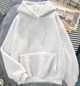 Sudadera Extra Grande de Felpa de Poliéster/Algodón de Alta Calidad para Mujer, Impresión DTF Personalizada en la Parte Delantera, Color Sólido, Transpirable, Anti-Pilling - Product Image 3