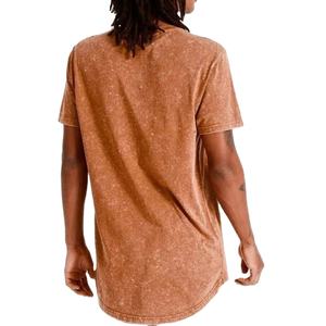 Nuevo diseño de moda 100% algodón Jersey Street Wear cuello redondo hombres camiseta para hombres elegante de alta calidad lavado ácido camiseta hombres OEM - Product Image 2