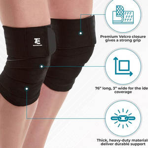 Genouillère de musculation de haute qualité pour la salle de sport, vente en gros, genouillère de compression pour l'entraînement en salle de sport, best-seller - Product Image 2