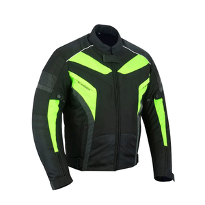 Top Notch hombres verano/invierno Cordura textil motocicleta chaqueta rojo negro a prueba de viento impermeable transpirable secado rápido Touring - Product Image 5