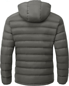 Abrigo de invierno de alta calidad para hombre, chaqueta ligera con capucha, chaqueta acolchada gruesa de burbujas para hombre - Product Image 6