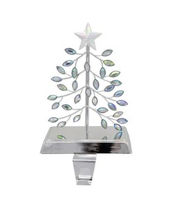 Soporte de suspensión de calcetín de Navidad de Metal de lujo festivo para chimenea estante decorativo de vacaciones organizador pantalla decoración del hogar - Product Image 1