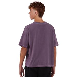 T-shirts décontractés en coton mélangé de fibres de bambou de haute qualité à col rond pour hommes dans des couleurs unies adaptées à un usage quotidien élégant - Product Image 5