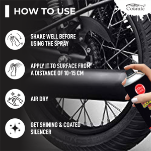 Spray de Revestimiento Silenciador de Alta Temperatura Más Vendido para Motocicletas y Automóviles Disponible a un Precio Razonable - Product Image 6