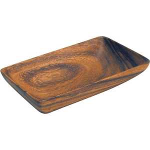 Plateau de service en céramique écologique de taille personnalisée plaqué café thé pain nourriture dîner plateaux de service en bois - Product Image 3