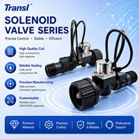 Débitmètre DC3V à impulsion avec vanne en plastique G3/4 pouce, capteur de débit et électrovanne intégrée pour le contrôle de l'eau et les systèmes d'irrigation de jardin