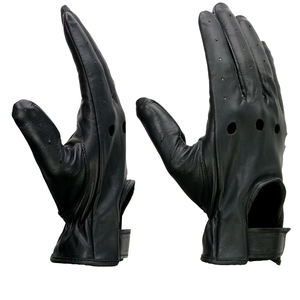 Gants longs en cuir de style nouveau pour hommes Gants au design uni Gants en cuir véritable personnalisés OEM à vendre - Product Image 2