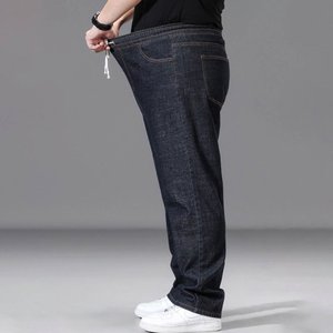 กางเกงยีนส์สีเทาดำสำหรับผู้ชายสีดำฤดูใบไม้ร่วงสีดำสีน้ำเงินเข้มกางเกงยีนส์ผู้ชายกางเกงยืดผ้าฝ้าย Caaual แบบคลาสสิกขนาด40 42 44 - Product Image 5
