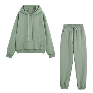 Survêtements surdimensionnés pour hommes avec logo personnalisé imprimé, légers, respirants, en tissu 100% coton, ensembles en gros pour l'hiver - Product Image 5