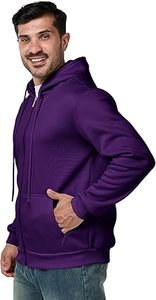 Sudaderas Casuales de Invierno para Hombre, Color Sólido, 100% Algodón, Felpa, Corte Regular, con Bolsillo, Ecológicas, de Secado Rápido y Transpirables, de Alta Calidad - Product Image 2