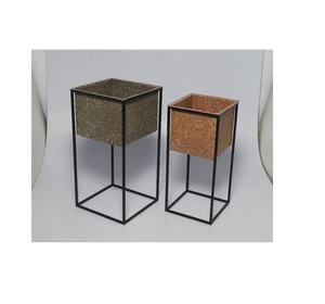 Factory Supplier Manually Manufacture Metal Galvanized Iron Planter Galvanized Planter for Home and Garden Use - Product Image 1