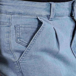 Precio de fábrica 100% algodón Jeans de mujer Logotipo personalizado Diseño de color Pantalones de mezclilla de pierna recta ajustados sueltos Casual para verano otoño - Product Image 5
