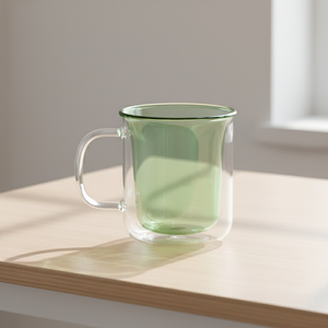 Tasse en verre borosilicate à double paroi 250 ml tout usage 3306345-0.25 pour les amateurs de thé/café - Product Image 2