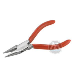 New 130mm Chain Nose <b>Pliers</b> with Foam Handle Stainless Steel <b>Jewellery</b> Mold Tool for Jewelry Application - Product Image 1