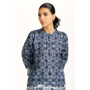 Conjunto Coordinado Estampado Khaddar IPST-55087, Conjunto de Dos Piezas Informal y Holgado para Mujer, Atuendos de Primavera/Verano, Tallas de la XS a la XL - Product Image 6