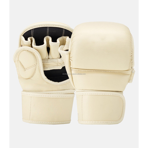 ถุงมือชกมวยไฮบริด Dwelt Gears MMA Sanda หนัง PU แบบครึ่งนิ้ว ปิดด้วยแถบตีนตุ๊กแก สำหรับฝึกซ้อมและต่อสู้ คุณภาพพรีเมียม - Product Image 1