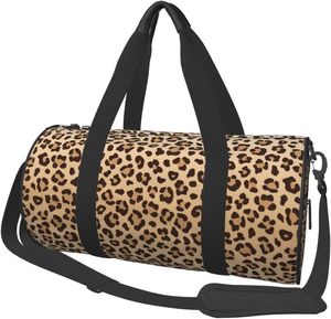 Bolsa de lona de gimnasio portátil personalizada, bolsa de gimnasio plegable impermeable para hombres y mujeres, diseño de tigre - Product Image 1