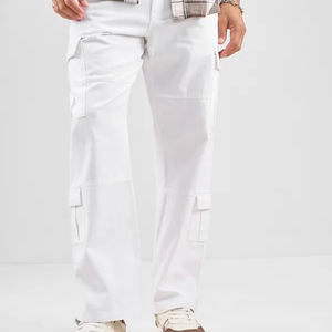 High Quality Custom Logo Cotton Loose Fit <b>Baggy</b> <b>Men's</b> Cargo Jogger Plain Vintage Washed Oversized Pants <b>Trousers</b> - Product Image 6