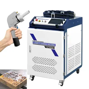 Máquina de limpieza láser de eliminación de óxido para limpiar paredes/Puentes/grafiti exterior 50W limpiador láser de mano óxido