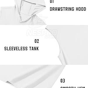 Street Wear pull hommes sans manches à capuche couleur unie hommes à capuche meilleure qualité hommes sweats à capuche - Product Image 5