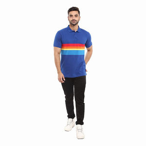 Vêtements décontractés pour hommes pour polos de différentes couleurs 100% coton Sublimation T-Shirt avec lumière douce Printemps Turn Neck Pakistan - Product Image 1