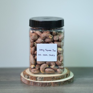 Noix de cajou salées 99% noix de cajou 1% sel Durée de conservation 12 mois OEM Vente en gros Vietnam Noix de cajou salées 500g Pot carré (couvercle noir) Origine usine - Product Image 5