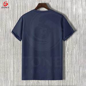 Haute qualité faible Oem quantité minimale de commande 230 grammes 100% coton personnalisé blanc plaine unisexe T-shirts grande taille t-shirts - Product Image 5