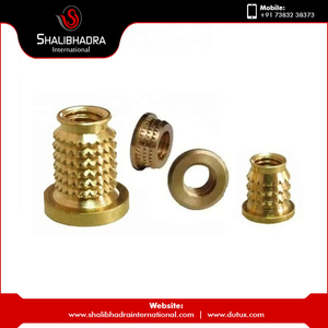 น็อตทองเหลืองอเนกประสงค์ไมโครแทรกทองเหลืองตรงจากอินเดีย - Product Image 6