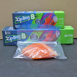 ถุงเก็บอาหารซิปแบบเลื่อนปิดกันรั่วกันน้ำพลาสติกและกันกลิ่น - Product Image 2