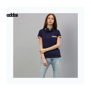T-shirts à manches courtes surdimensionnés pour femmes coupe ample coton Polyester grande taille t-shirts de sport teints unis pour le confort des dames - Product Image 6