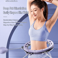 Cerceau de fitness intelligent détachable et réglable avec compteur, massage magnétique, pour la perte de poids et le tonification de la taille chez les femmes adultes