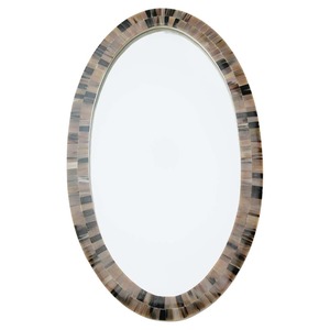 Luxurious Handcrafted Horn and MDF <b>Mirror</b> <b>Frame</b> Elegant Natural Horn Inlay Decorative Wall Vanity <b>Mirror</b> for Home Decor - Product Image 4