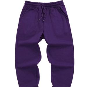 Pantalones Deportivos Casuales para Hombre, Corte Recto, Elásticos, 100% Algodón, Transpirables, Ecológicos, con Logotipo Bordado Personalizable y Cierre de Cremallera - Product Image 1