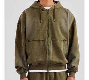 Ensemble de survêtement décontracté unisexe pour l'hiver en gros |   Vêtements de sport avec logo personnalisé |   Sweat-shirt et pantalon de sport élégants |   100% coton respirant - Product Image 1