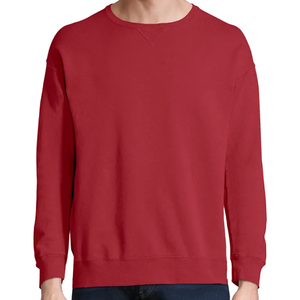 Sudadera de manga larga totalmente personalizada 100% algodón transpirable de gran tamaño - Product Image 5