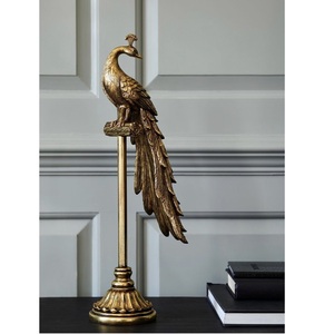 Figura de animal de aluminio pulido duradero diseñado para hogares modernos elegantes e ideas de exhibición artística decorativa - Product Image 1