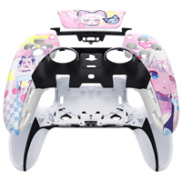 Coque de manette PS5 MeWoow, style mignon, coque de manette personnalisée, autocollant d'eau, plaque frontale, couverture du pavé tactile