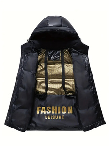 แจ็กเก็ตบอมเบอร์สำหรับผู้ชายเสื้อแจ็กเก็ตกันน้ำสีพื้นเรียบเรียบดีไซน์ใหม่ - Product Image 3