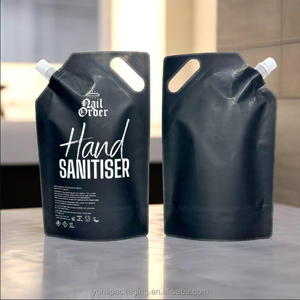 Custom Laundry <strong>Detergent</strong> And Shampoo Stand Up Pouches With Spout Wash Liquid Spout Pouches With Custom Features - Product Image 3