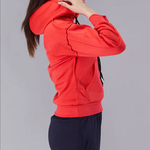 OEM Service Nouvelle Arrivée Solide Couleur Femmes Sweat À Capuche À La Mode À Manches Longues Coupe Régulière Cordon De Haute Qualité Sweats À Capuche Pour Femmes - Product Image 4